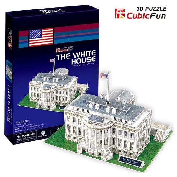 Cubicfun PUZZLE 3D BIAŁY DOM - C060H
