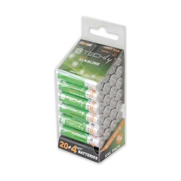 Techly Bateria High Energy AAA / R03 24 szt.