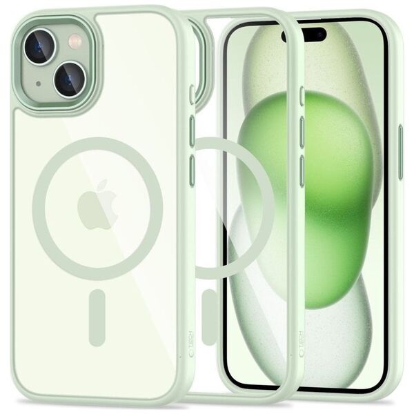 Tech-Protect TECH-PROTECT MAGMAT MAGSAFE IPHONE 15 GREEN/CLEAR