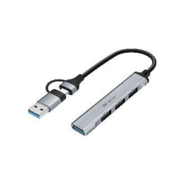 HUB USB Tracer ADAPTER TRACER A-4, USB Type-C do USB-A, 4x USB-A