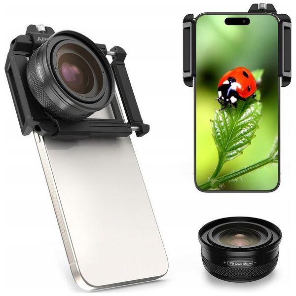 Apexel Obiektyw Soczewka Apexel Super Makro Hd Zoom 10-20x Do Telefonu Smartfona / Apl-zm100