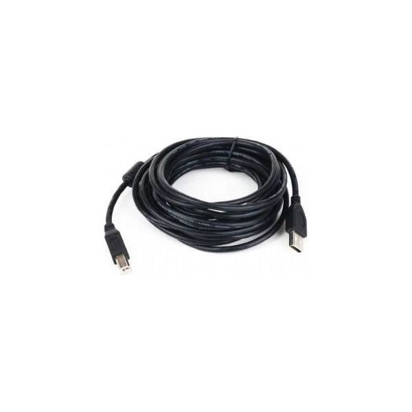 Kabel USB Gembird USB-A - 4.5 m Czarny (CCFUSB2AMBM15)