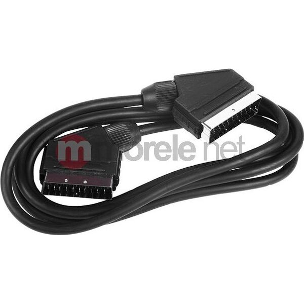 Kabel Natec Scart - Scart 1.8m czarny (NKA0355)