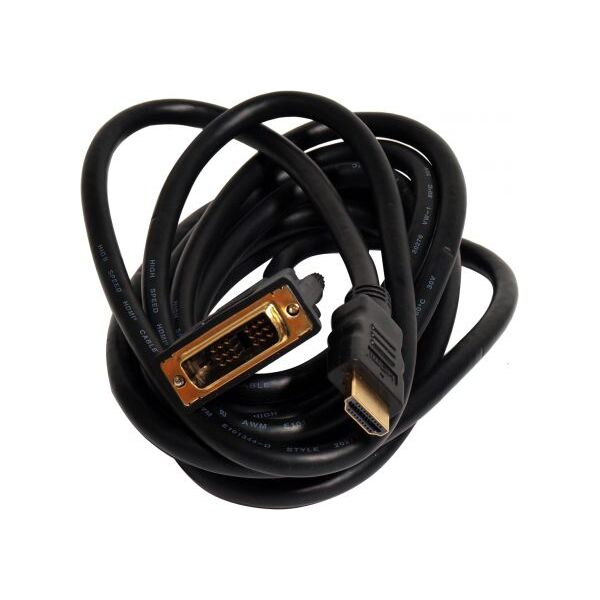 Kabel Art 1.8m czarny (KABHD/DVI 1,8M AL-OEM-41)
