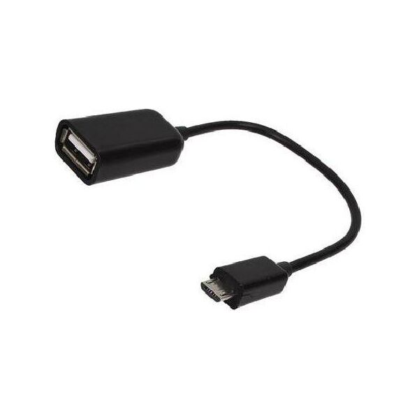 Adapter USB Sandberg microUSB - USB Czarny  (440-64)