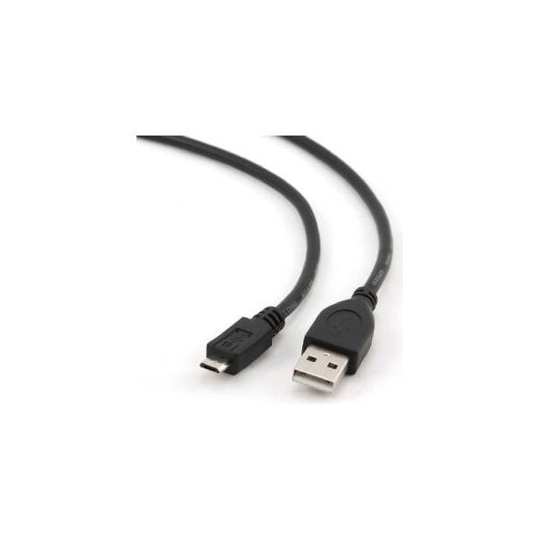 Kabel USB Gembird USB-A - microUSB 3 m Czarny (CCP-MUSB2-AMBM-10)