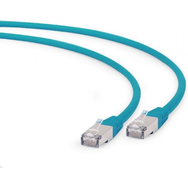 Gembird RJ-45/RJ-45 kat.6a S/FTP Zielony 1m (PP6A-LSZHCU-G-1M)