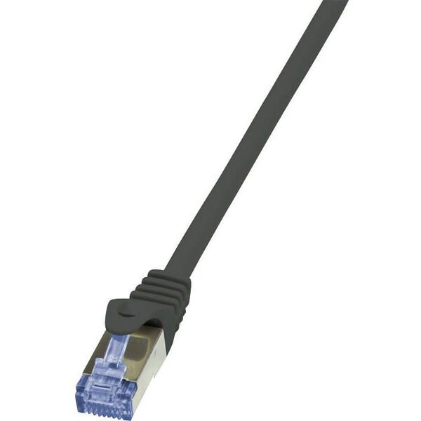 LogiLink Patchcord CAT6A, S/FTP, AWG26, PIMF, 50m, czarny (CQ4143S)