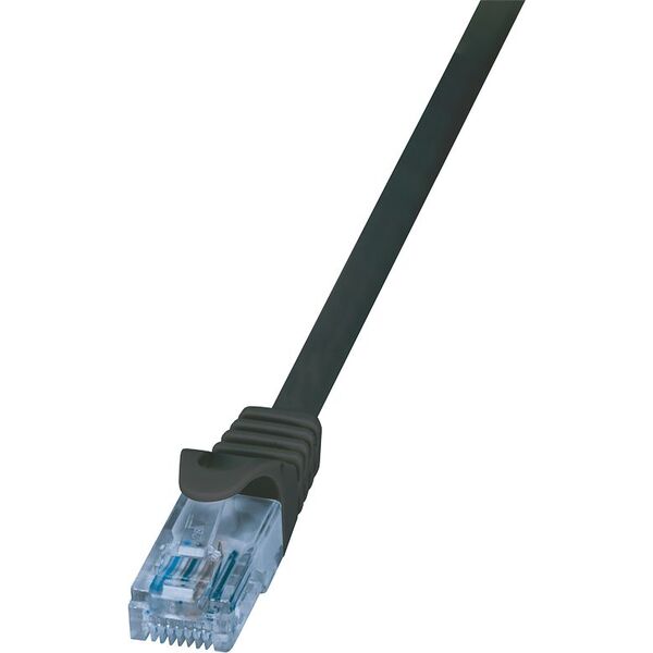 LogiLink RJ-45/RJ-45, kat.6A, U/UTP, czarny, 10m (CP3093U)