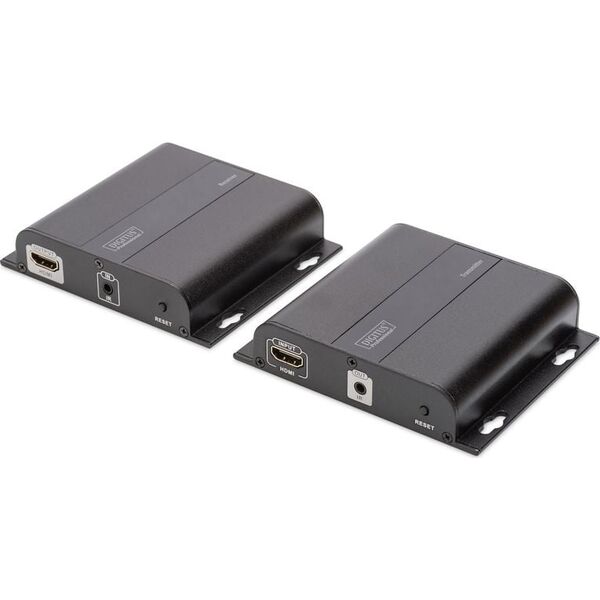 System przekazu sygnału AV Digitus Przedłużacz/Extender 4K HDMI do 120m przez CAT / IP (zestaw)