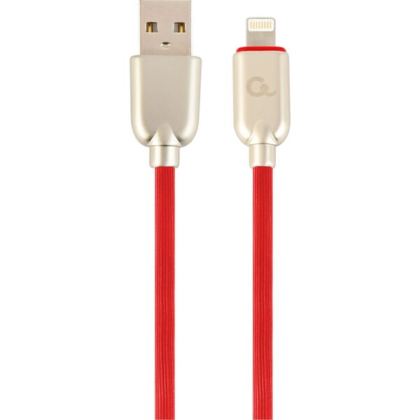 Kabel USB Gembird USB-A - Lightning 1 m Czerwony (CC-USB2R-AMLM-1M-R)