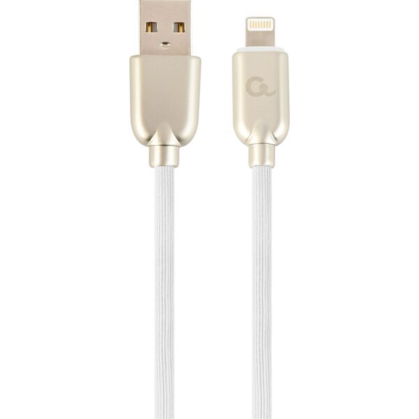 Kabel USB Gembird USB-A - Lightning 1 m Biały (CC-USB2R-AMLM-1M-W)