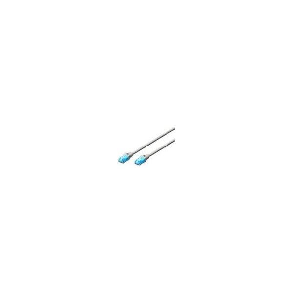 Digitus DIGITUS Kabel patch-cord UTP, CAT.5E, weiß, 0.5m, 15 LGW