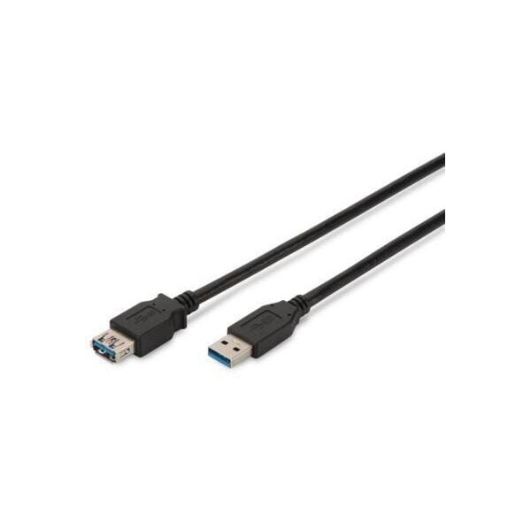 Kabel USB Digitus USB-A - USB-A 3 m Czarny (AK-300203-030-S)