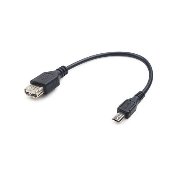 Adapter USB Gembird Czarny  (A-OTG-AFBM-03)