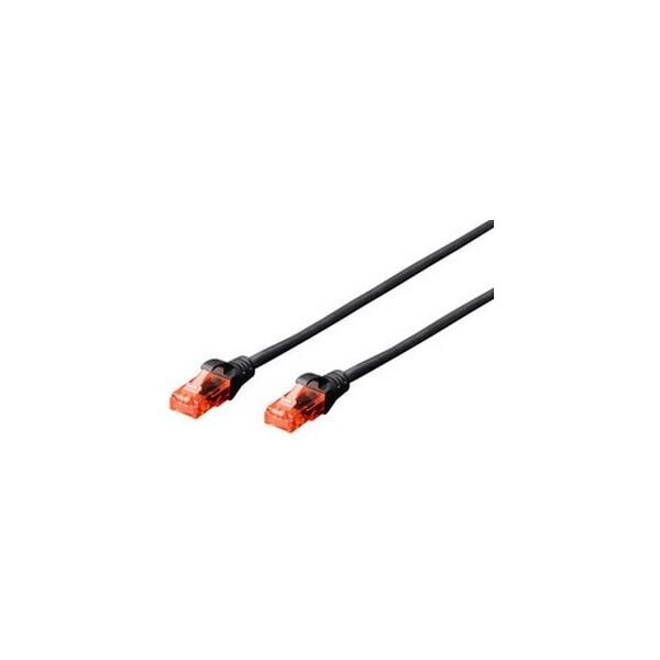 Digitus Patchcord U/UTP, Cat6, 5m, czarny (DK-1612-050/BL)