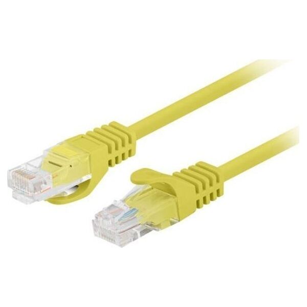 Lanberg PATCHCORD KAT.5E UTP 1M ŻÓŁTY FLUKE PASSED LANBERG 10-PACK