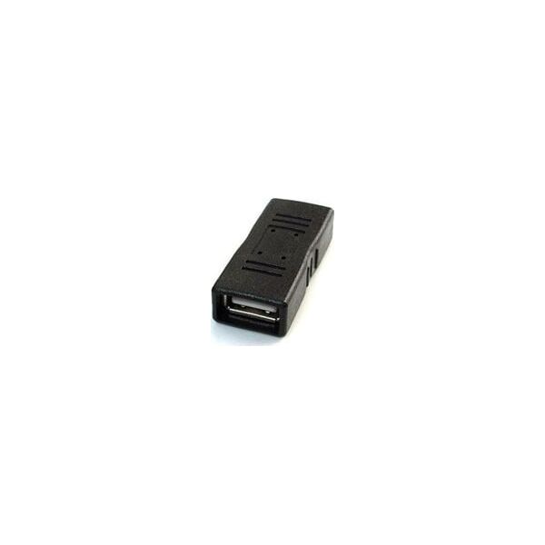 Adapter USB Gembird USB - USB Czarny  (A-USB2-AMFF)