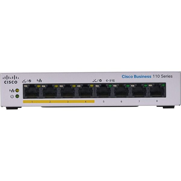 Switch Cisco CBS110-8PP-D-EU