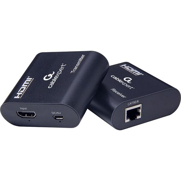 System przekazu sygnału AV Gembird Wzmacniacz sygnału HDMI 60m przy użyciu LAN DEX-HDMI-03 Gembird