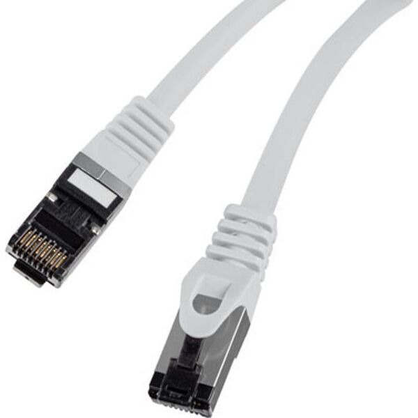 Lanberg Patchcord kat.8.1 S/FTP LSZH CU 0.25m fluke passed szary