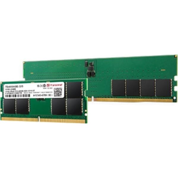 Pamięć do laptopa Transcend Transcend JetRam JM5600ALE-16G moduł pamięci 16 GB 1 x 16 GB DDR5 5600 Mhz Korekcja ECC