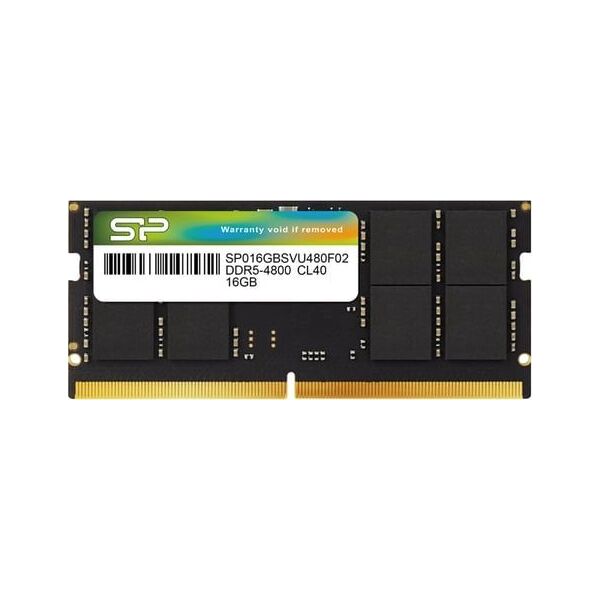 Pamięć do laptopa Silicon Power Silicon Power SP016GBSVU480F02 moduł pamięci 16 GB 1 x 16 GB DDR5 4800 MHz Korekcja ECC