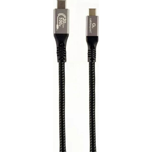 Kabel USB Gembird USB-C - USB-C 1.5 m Czarno-szary (CCBP-USB3-CMCM100-1.5M)