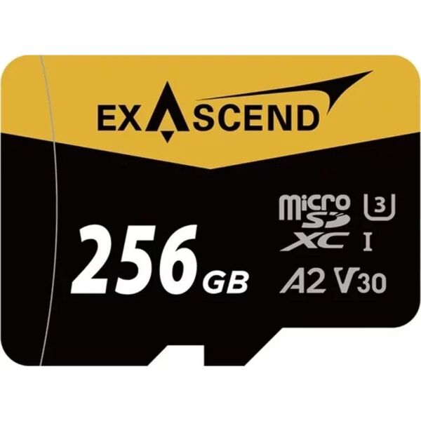 Karta ExAscend Catalyst MicroSDXC 256 GB UHS-I/U3 A2 V30 (EX256GUSDU1-AD)