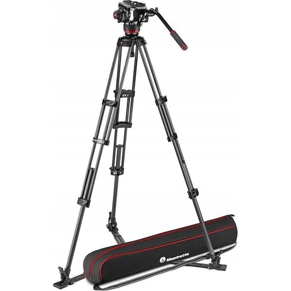 Manfrotto Zestaw Twin Carbon + głowica 504X - dolna rozp