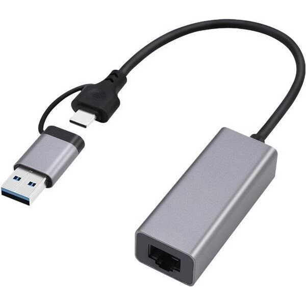 Karta sieciowa Gembird GEMBIRD USB 2.5G Gigabit network adapter space grey