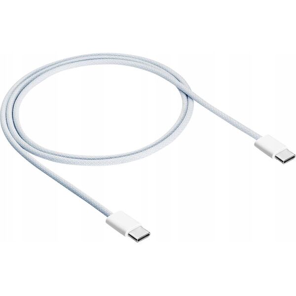 Kabel USB Akyga USB-C - USB-C 1 m Biały (AK-USB-51)