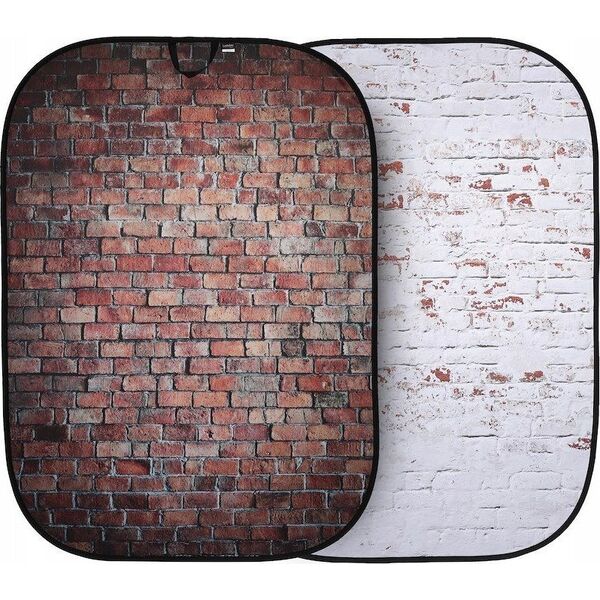 Lastolite Tło Urban 1.5x2.1m Red/Distressed White Brick