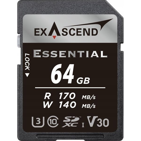 Karta ExAscend Karta pamięci ExAscend Essential UHS-I V30 64GB