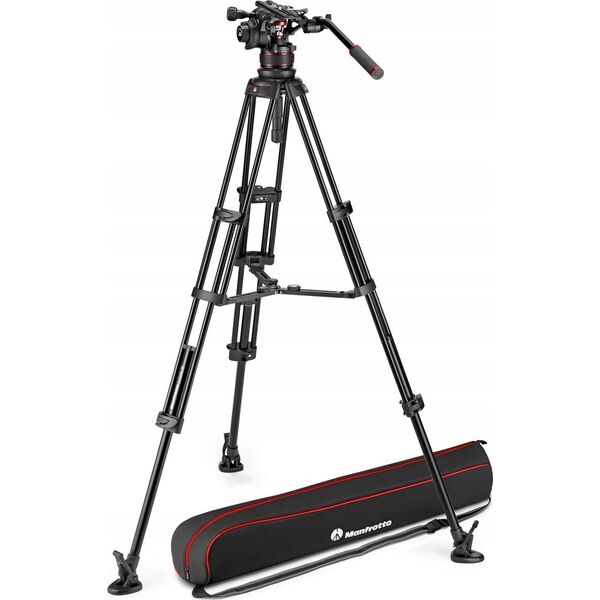 Manfrotto Zestaw Twin Alu z głowicą 612- środ rozp