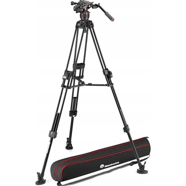 Statyw Manfrotto Zestaw 645 Alu Fast Twin + głowica 608 środ rozp