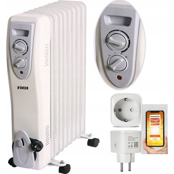 Grzejnik Noveen Grzejnik Olejowy Noveen OH999 TUYA SMART 2000W