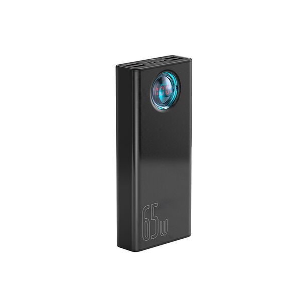 Baseus Amblight Overseas Edition Power Bank 30000mAh 65W με 4 Θύρες USB-A και Θύρα USB-C Power Delivery Μαύρο (PPLG000101) (BASPPLG000101) έως 12 άτοκες Δόσεις