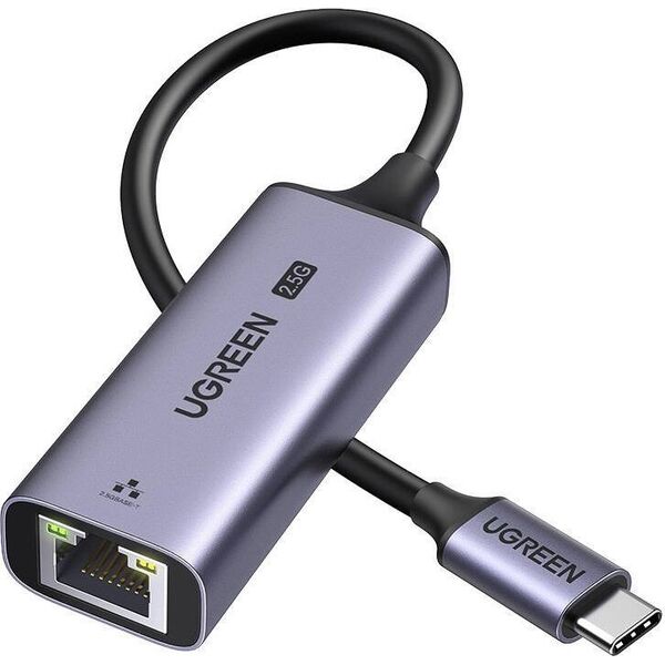 Adapter USB Ugreen Adapter Ethernet UGREEN CM648, USB-C do RJ45, 2.5G (czarny)