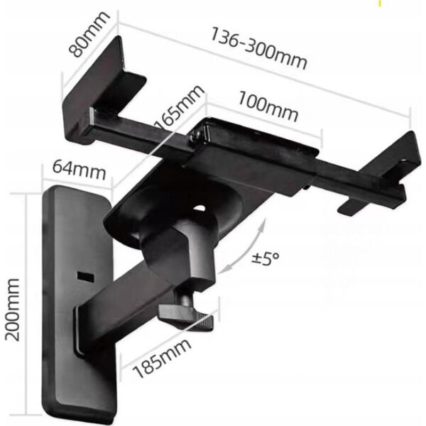 Art ART SPEAKER HOLDER clamping black 20kg 2 pcs. G-10