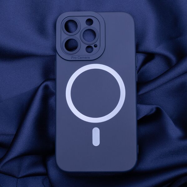 Silicon Mag case for iPhone 16 Plus 6,7&quot; dark blue 5906961922274