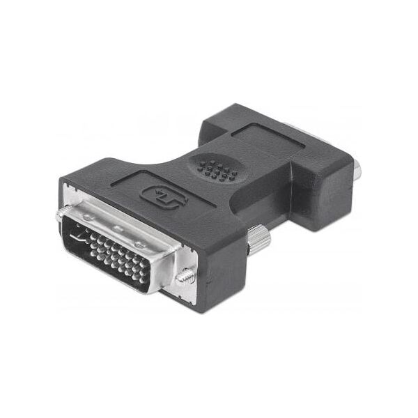 Adapter AV Manhattan DVI-I - D-Sub (VGA) czarny (328883)