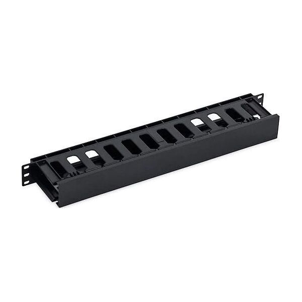 Organizer TRITON TRITON 19" vyvazovací panel 1U plastový, černý