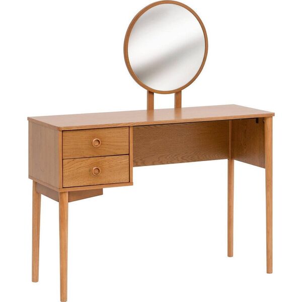 Τραπέζι Atmosphera με στρογγυλό καθρέφτη CHARLIE, 110 x 42 x 126 cm 13456581 3560232686993