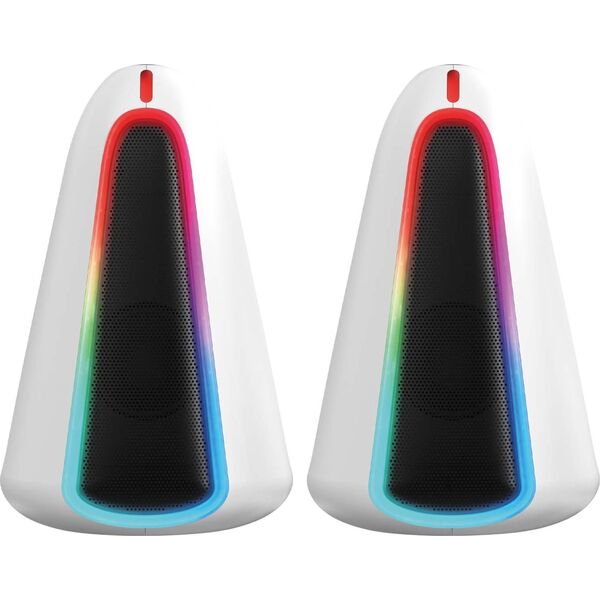 Głośniki komputerowe Marvo Marvo głośniki MONKA SG-500, 2.0, 6W, białe, regulacja głośności, podświetlenie RGB
