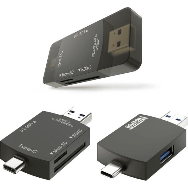 HUB USB Newell NEWELL Hub OTG 3w1 SD microSD