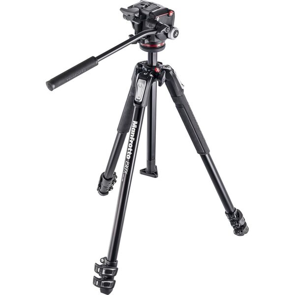 Statyw Manfrotto Statyw video Manfrotto MK190X3-2W aluminium, głowica MHXPRO-2W