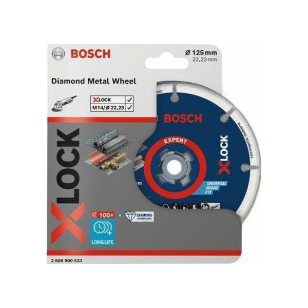 Bosch Tarcza tnąca EXPERT Diamond Metal Wheel X-LOCK 125 x 22,23 mm