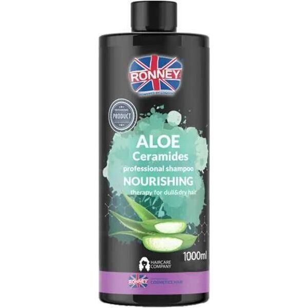 Ronney RONNEY_Aloe Ceramides Professional Shampoo Nourishing Therapy For Dull&amp|Dry Hair szampon do włosów suchych i matowych 1000ml
