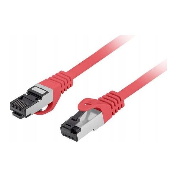 Lanberg Patchcord Lanberg S/FTP kat.8.1 5m LSZH CU fluke passed czerwony